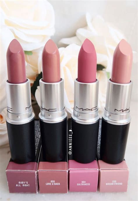 mac light pink lipstick|More.